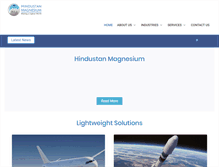 Tablet Screenshot of hindustanmagnesium.com